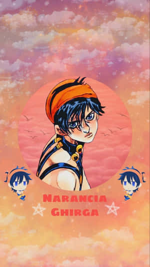 Narancia Ghirga's Intense Stance Wallpaper