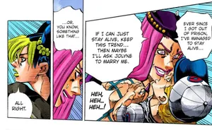 Narciso Anasui, The Iconic Jojo's Bizarre Adventure Character Wallpaper