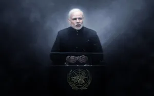 Narendra Modi Dark Illustration Wallpaper