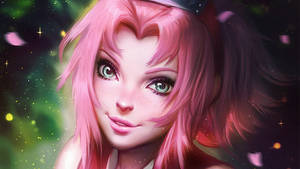 Naruto 3d Lovely Sakura Wallpaper