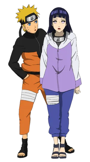 Naruto And Hinata Minimalist Wallpaper