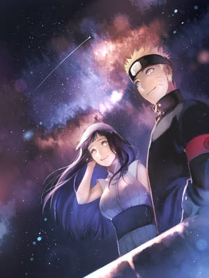 Naruto And Hinata Shooting Star Wallpaper