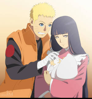 Naruto And Hinata With Baby Wallpaper