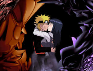 Naruto And Naruto Kissing In The Dark Wallpaper