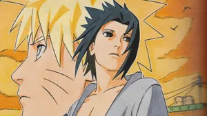 Naruto And Sasuke Drawing Wallpaper