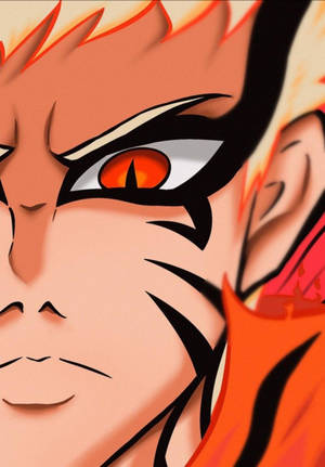Naruto Baryon Mode Half Face Wallpaper