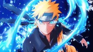 Naruto Blue Aura Power Wallpaper