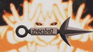 Naruto Character Holding Kunai Wallpaper