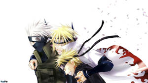 Naruto Characters Three Konoha Ninjas Wallpaper