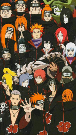 Naruto Characters With Itachi And Kisame Wallpaper