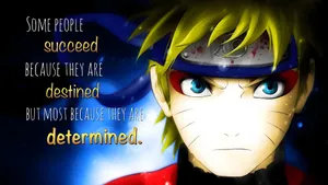 Naruto Determination Quote Wallpaper