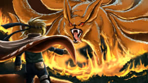 Naruto Facing Nine Tails Wallpaper