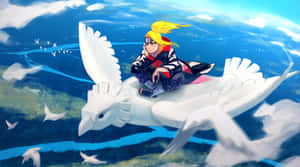 Naruto Flying Bird Sky Wallpaper