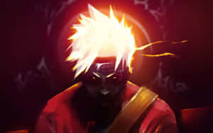 Naruto Glowing Hair Red Pfp Wallpaper