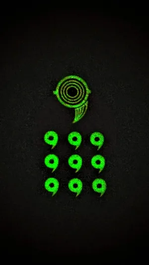 Naruto Green 6 Paths Symbol Wallpaper