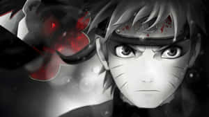 Naruto Grey Anime Style Wallpaper
