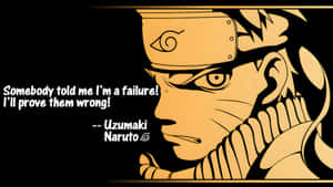 Naruto Inspirational Failure Quote Wallpaper