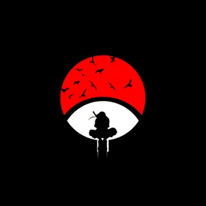 Naruto Itachi Inside The Uchiha Clan Symbol Wallpaper