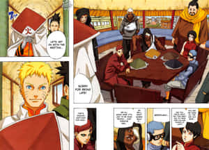 Naruto Kage - The Powerful Group Of Five Leaders Wallpaper
