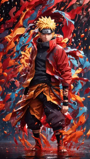 Naruto Red Leaf Whirlwind Wallpaper
