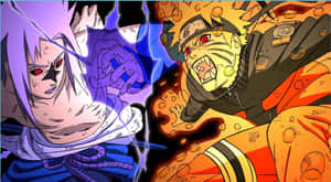 Naruto & Sasuke Aesthetic Computer Wallpaper