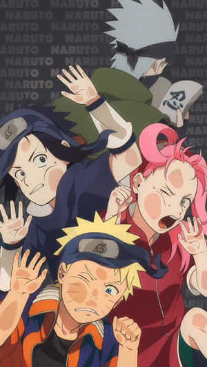 Naruto_ Team_7_ Funny_ Faces Wallpaper