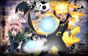 Naruto Team 7 Reunited! Wallpaper