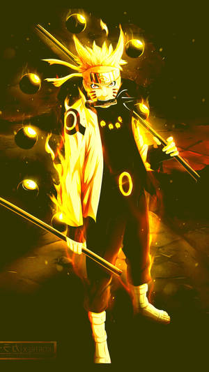 Naruto Truth-seeking Orbs Iphone Wallpaper