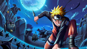 Naruto Uzumaki 4k Fighting At Night Wallpaper