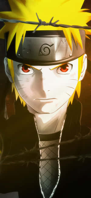 Naruto Uzumaki 4k Red Eyes Phone Wallpaper