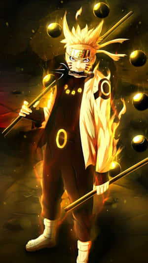 Naruto Uzumaki In Sage Mode - Unleashing The Power Within! Wallpaper