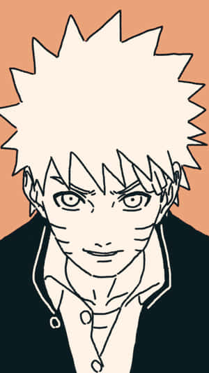 Naruto_ Uzumaki_ Minimalist_ Artwork.jpg Wallpaper