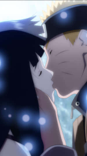 Narutoand Hinata Close Moment Wallpaper