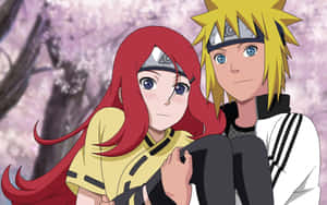 Narutoand Kushina Uzumaki Anime Portrait Wallpaper