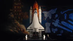 Nasa Houston Rocket Model Wallpaper