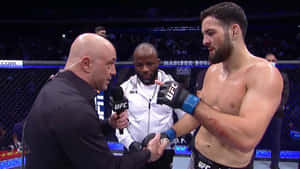 Nassourdine Imavov Shaking Interviewer's Hand Wallpaper