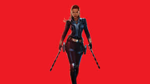 Natasha Romanoff In Action Wallpaper