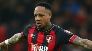 Nathaniel Clyne Striped Football Jersey Wallpaper