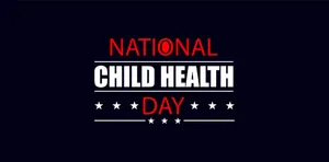 National Child Health Day Banner Wallpaper