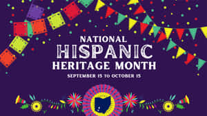 National Hispanic Heritage Month Celebration Banner Wallpaper