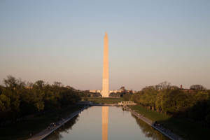 National Mall Sunset Sky Wallpaper