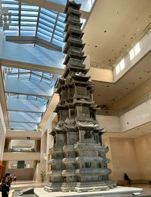 National Museumof Korea Pagoda Exhibit Wallpaper