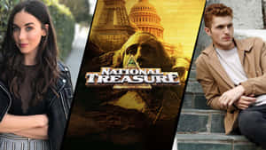 National Treasure Movie Scene Featuring Nicolas Cage Wallpaper