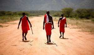 Native People In Kenya Africa Wallpaper