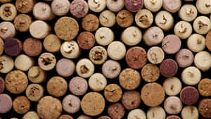 Natural Cork Stoppers Wallpaper