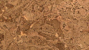 Natural Cork Texture Closeup Wallpaper
