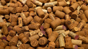Natural Cork Wine Stoppers Wallpaper