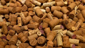 Natural Cork Wine Stoppers Wallpaper
