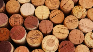 Natural Cork Wine Stoppers Wallpaper