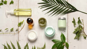 Natural Skincare Productsand Botanicals.jpg Wallpaper